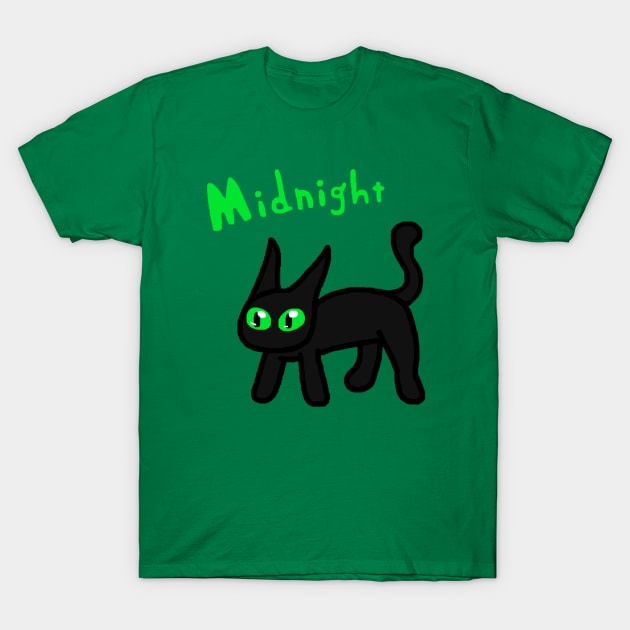 Chibi Midnight Apparel Design T-Shirt by TheCameraEyeDesigns